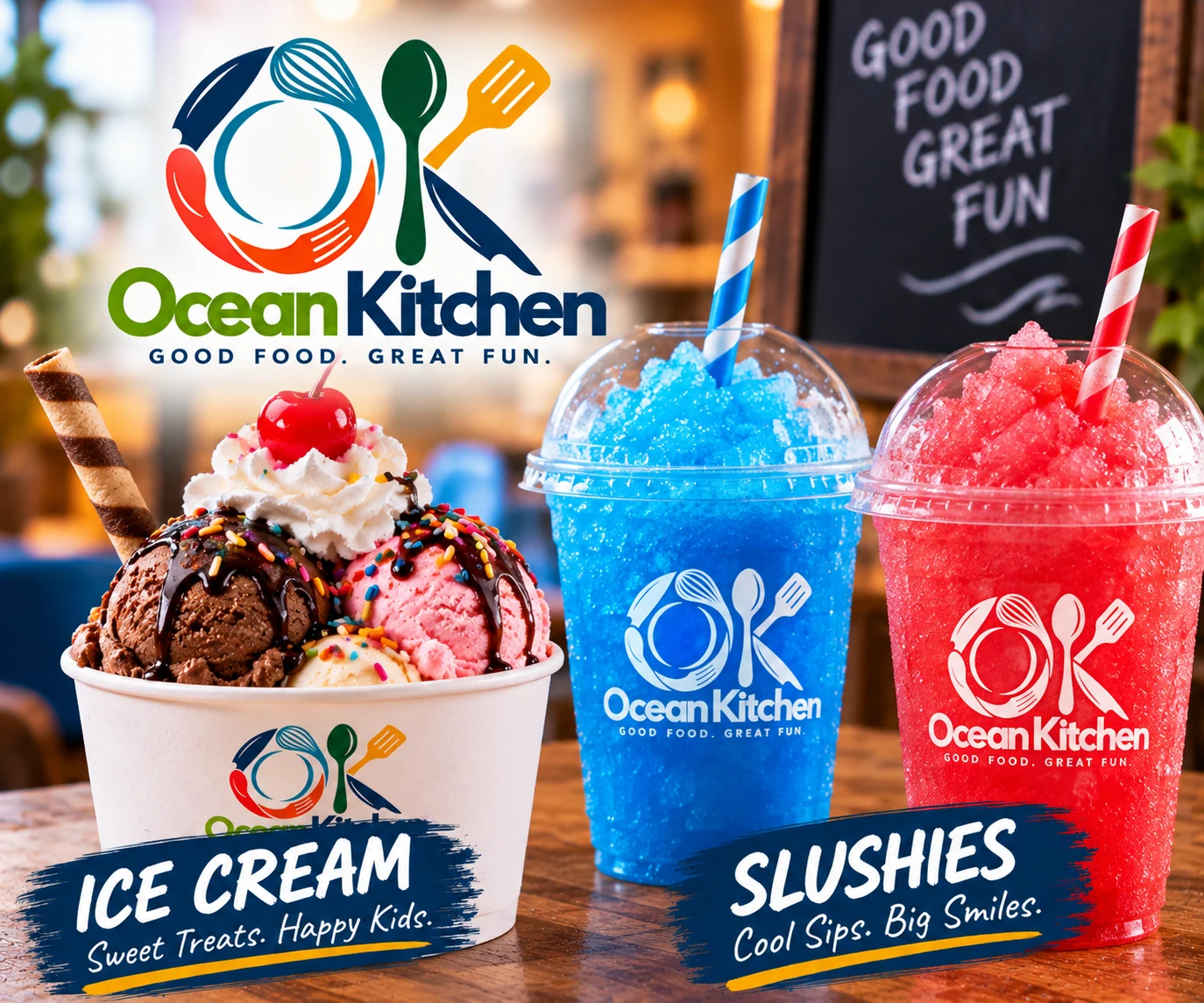 Ocean Kitchen Ice Cream and Slushies